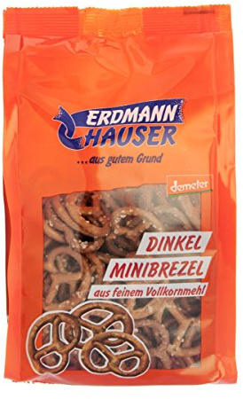 ErdmannHAUSER Getreideprodukte GmbH Dinkel-Vollkorn-Minibrezel, 125 g