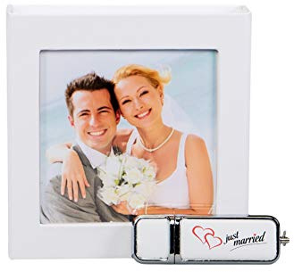 Elegantdisk Just Married - Memoria USB 3.0, diseño de boda