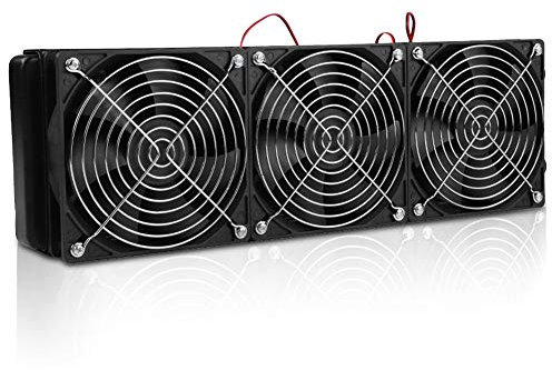 120MM / 360MM Radiador de Refrigeración por Agua de CPU Refrigerador de CPU Líquido Radiador de de Calor G1 / 4 18 Tubos Ventilador para Computadora CPU Ventilador Refrigerado por Agua(360mm)