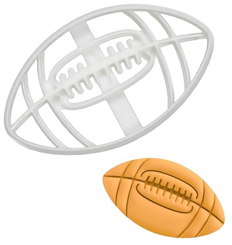 Amerikanischer Fußball Ausstechform, 1 Teil, Bakerlogy