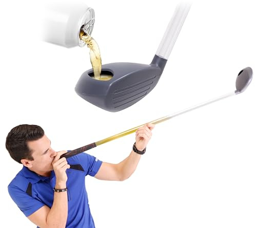 GoPong Beer Bomber golfklubb ölbong – ultimat nyhet festgåva för golfare