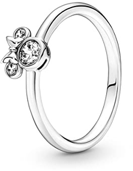Pandora Disney Ring Minnie Maus, Sterlingsilber, mit klarem Cubic Zirkonia