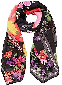 Desigual Women's Fou_Flores Patch, Black, One Size