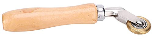 Handheld Welding Roller for Waterproof Membrane Seams - Durable Brass Press Wheel