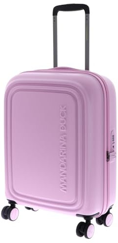 Mandarina Duck Logoduck + Trolley Cabin P10SZV54, Luggage Suitcase Unisex - Adulto, Lavanda Pastello, 40x55x20(LxHxW)