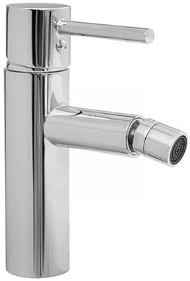Rea Bidetarmatur TESS Mischbatterie für Bidet aus Messing Einhand-Bidetbatterie für Toilette Bad WC (Chrom)