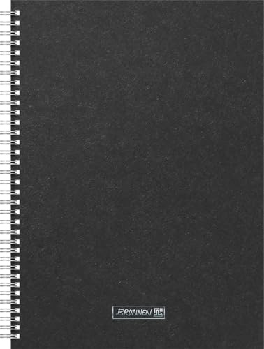 BRUNNEN Notizbuch Premium Wire, A4, 192 Seiten, punktiert, schwarz
