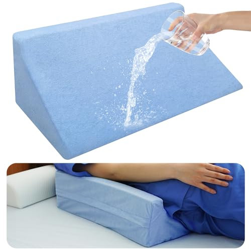 UniHygge Coussin cale latéral pour dormir - Oreiller en mousse à mémoire de forme pour dormir sur le côté après une chirurgie - Coussin cale pour position du corps