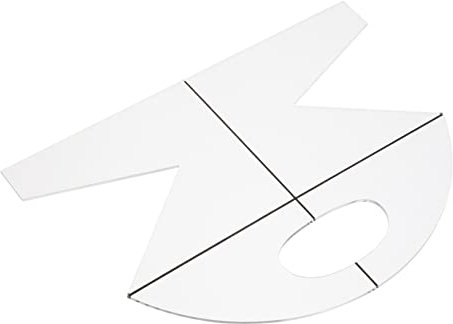 Tofficu Acryl Nählineal Vorlage Für Patchwork Langlebige Schneidehilfe Für Und Brotkorb-designs Für Anfänger Und Handwerksliebhaber