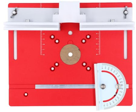 Piastra per Tavolo per Fresatrice per Banchi Lavorazione del Legno, Piastra per Inserto per Tavolo per Fresatrice Versatile, Compatta, Resistente all'Usura, per Progetti di
