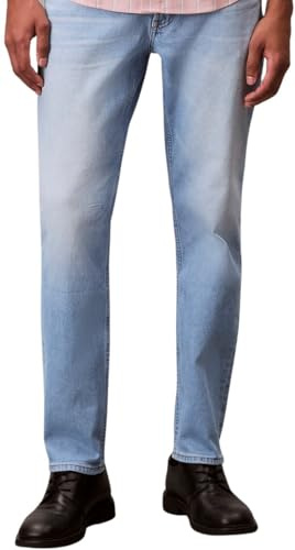 Calvin Klein Jeans Jeans para Hombre, Azul (Zander Lt Blue), 33W / 30L