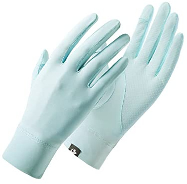 Women's Gloves Without Fingers Summer Protection Sun Gloves Driving Gloves Women's Gloves / Mittens Latex Clothing Women Red (Blue, One Size)