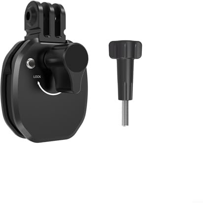 SPORTARC Pince de fixation élégante pour pare-brise pour caméras d'action y compris tous les modèles GoPro