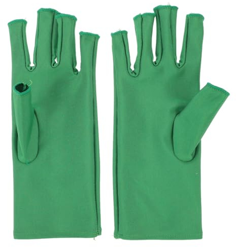 MERRYHAPY Guantes Para Manicura Resistentes Rayos Uv Guantes De Protección Solar Para Uñas De Sin Dedos Para Protección Uv