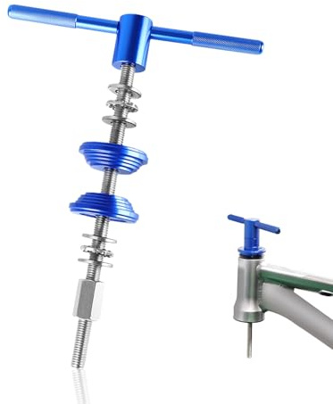Frdhee Utensile di pressatura per Serie sterzo Bicicletta, utensile Pressfit per Cuscinetti BB Bicicletta, utensile di pressatura per Serie sterzo Bicicletta, Set di pressatura