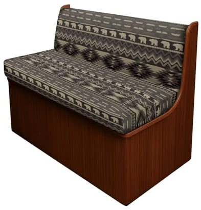 Qpednta RV Dinette Cushion Covers Stretch Western Aztec Tribal Camper Cushion Slipcovers RV Couch Cover Loveseat Furniture Protector 1 Backrest & 1 Bench Covers for RVs Camper Car Bench