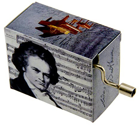 Fridolin 58161 Spieluhr Beethoven - Ode an die Freude/Portrait mit Noten