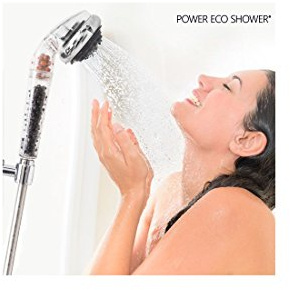 Hasëndad Power Eco Shower Douchette Multifonction Argenté 7 x 7 x 27 cm