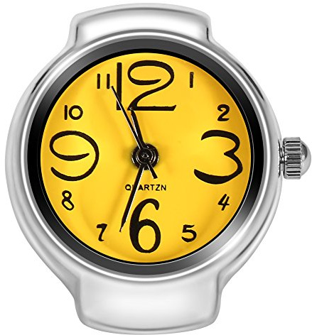 Dilwe Analoge Quarz-Armbanduhr, 8 modische Farben, für Damen und Herren