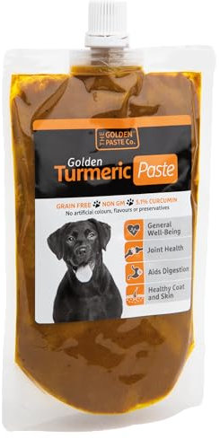 The Golden Paste Company for Dogs Anti Inflammatory Cycles - 200g - Turmeric Joint Health Supplement with Ceylon Cinnamon, Apple Cider Vinegar & Coconut Oil for Dogs