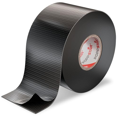 POPPSTAR selbstverschweißendes Isolierband, universal, 10m x 50mm x 0,76mm, schwarz, 1 Rolle