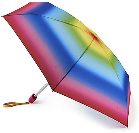 Fulton Tiny 2 Regenschirm, Regenbogen-Druck, Einheitsgröße, L501, regenbogenfarben, Einheitsgröße, Modern