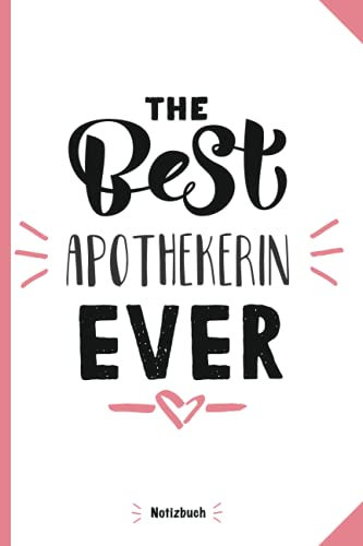Geschenk für die Beste Apothekerin: A5 Notizbuch als Geschenk für eine Apothekerin - A5 /punktiert - | Apothekerin Geschenke zum Geburtstag|Geburtstagsgeschenk Kollegin