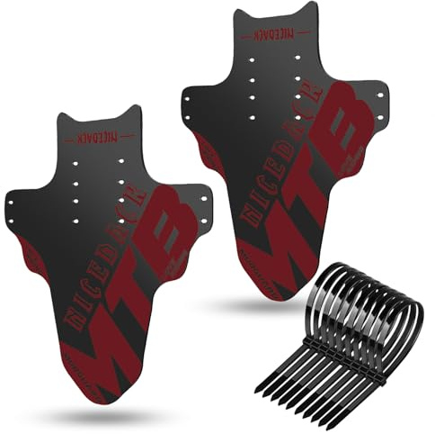 NICEDACK Mudguard Fit Lot de 2 Garde-Boue Avant et arrière pour VTT 20 à 29 Protection Anti-éclaboussures