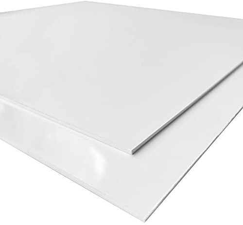Signalétique.biz France Panneau PVC rigide blanc 1.5 mm 60 x 30 cm