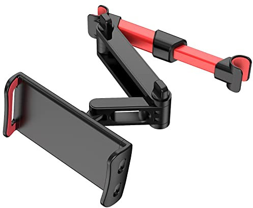 Giftorld Auto-Kopfstützen-Rücksitzhalterung, 360° drehbar, verstellbare Auto-Rücksitz-Kopfstütze,Tablet/Handyhalterung, kompatibel für ALLE 4-11 Tablets, Handys, iPhone, iPad Air Mini