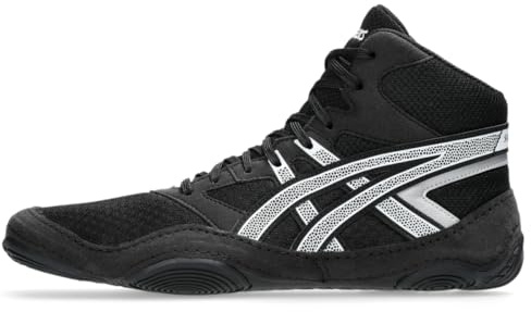 ASICS Snapdown 4 brottningsskor för män, svart/vit, 42.5 EU