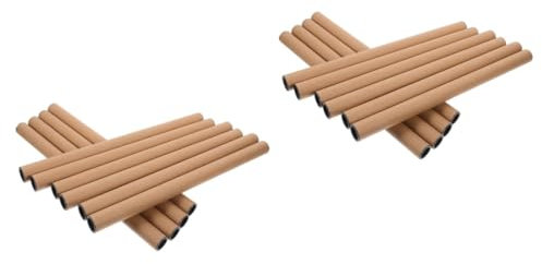 EXCEART 20stücke Mailing-röhre Tragbare Poster-aufbewahrung Kraftpapier Robust Und Tragbar Für Transport Lagerung Von Kunstwerken Dokumenten Und Plänen
