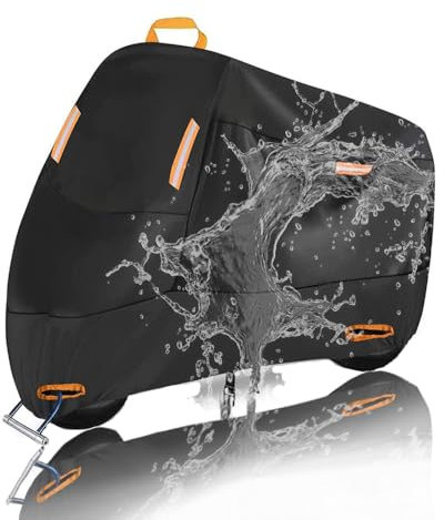 YXXYAP Motorradabdeckung Outdoor Wasserdichten, Für Indian Scout Sixty 2016+ UV-Beständiges Motorradplane Fahrrad Motorradgarage Indoor Plane.,E-XXXL