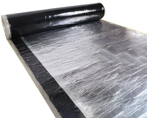 Bande D'étanchéIté en Bitume Autocollante,Ruban de Papier D'aluminium,Imperméable Rouleau étanchéité de Toiture,pour Fuite de Toit Fissure de Surface(Size:3.2x32.8ft(1x10m))