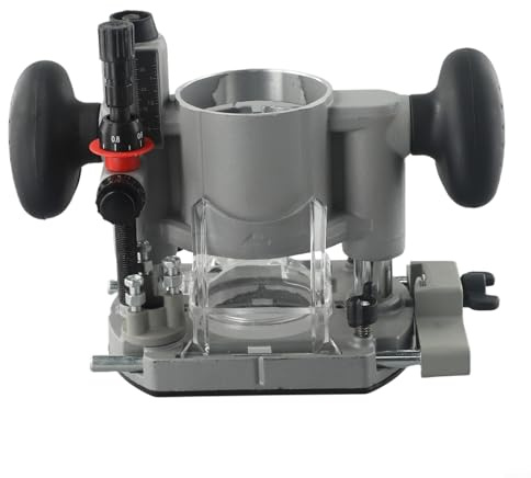 Base per macchina da taglio, fresatura regolabile da 65 mm per base di rifilatura, fresatura, scanalatura, intaglio, giunzione senza cuciture, ecc