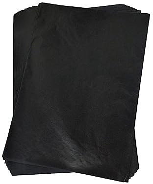 DOITOOL 100stücke Kohlepapier Schwarz Graphit-transferpapier Kohletransfer-transferpapier Für Holz Leinwand Papier Glas Metall Keramik Leicht Zu Übertragen Keine Rückstände