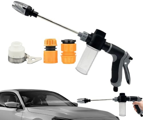 Ad Alta Pressione Per Tubo Da Giardino - Pistola Irrigazione Multifunzionale Esterno,Valvola Polverizzatore Leggera Con Pulizia Precisa Per Prato Auto Lavaggio Impianto Idrico