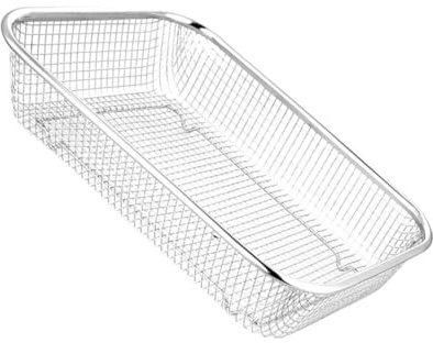 SOLUSTRE Colador de Frutas de Acero Inoxidable Multiusos Malla Resistente y Diseño Duradero para Cocina, Adecuado para Escurrir Verduras y Almacenar Alimentos