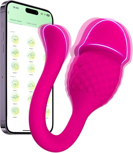 G Spot Vibrator with Remote, Couple Sex Toy, Quiet Wearable Egg Toy with 9 Powerful Vibrating, Waterproof Female Sex Toy, Adult Toys, App Controlled Mini Vibrators for Men & Women