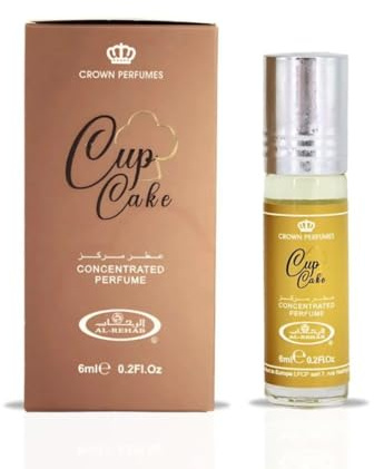 Ayat Perfumes – Aceite Perfumado Cupcake – Concentrado de Perfume Oriental – Roll-on 6ml – Para Mujer & Hombre – Perfume de Dubái – Larga Duración – Idea de Regalo