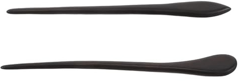 LALADEFIEE Forcine per Chioma Cinesi in Legno Ebano Nappa Ondeggiante, Set da 2 Pezzi, Accessori Tradizionali Hanfu per Donne e Ragazze, Fermagli Delicati per Chignon Eleganti e Acconciature