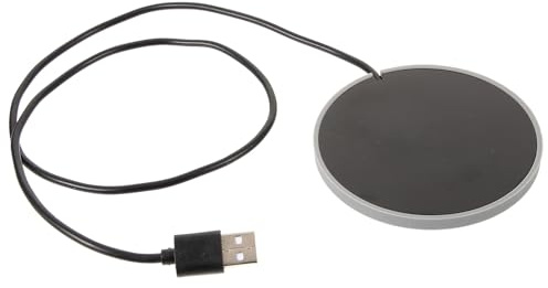 MUELODSIC Scalda Tazze USB Portatile Tre Velocità Regolabili Sottobicchiere Riscaldante Compatto per Tazze in Acciaio Inox e Vetro per Ufficio e Casa Mantiene Caldo Tè e Caffè