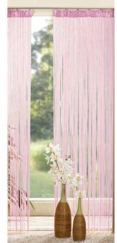Gardinenbox Tenda a Fili, con Passante, 20303-20303, Rosa, HxB 250x145 cm
