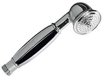 Tenrit Nostalgie Handbrause Duschkopf im Landhaus-Stil silber