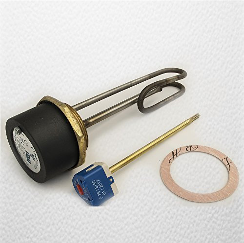 11 Immersion Heater INCOLOY Including 7 inch INCOLOY Thermostat BEAB Approved 3KW 2.25 BSP Dual Safety RoHS EN 60335-2-73 Approved