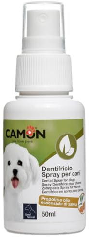 CAMON - Dentifricio Spray per Cani e Gatti, 50ml, Corregge Alitosi