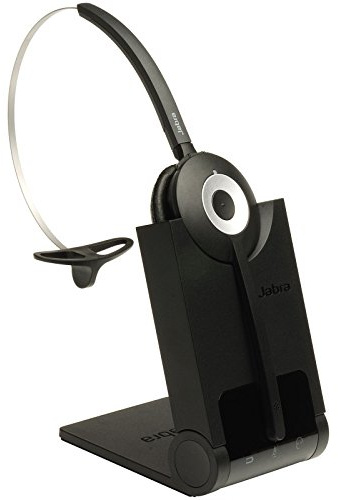 Jabra Pro 930 MS DECT Kabelloses On-Ear Mono Headset - Skype for Business Zertifiziert - HD Voice und Noise Cancelling - zur Verwendung mit Softphones in Europa - EU-Stecker