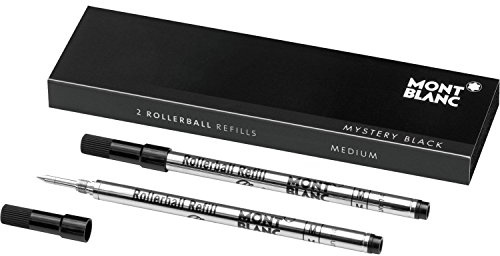 MontBlanc Tintenrollermine M Schwarz 2 Sueck VE=1 105158