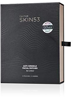 Q77+ Factor Skin 53 - Eye Contour Pad - Pad Mit Hyaluronsäure Für Die Augenkontur - Lifting-Effekt - Gegen Augenringe - Für Die Augenpartie Bei Frauen Und Männern - Mit 53 Aminosäuren - 5 Stk