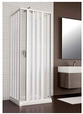 Box Doccia in PVC 70x90x70 cm a tre lati con apertura bilaterale Rio